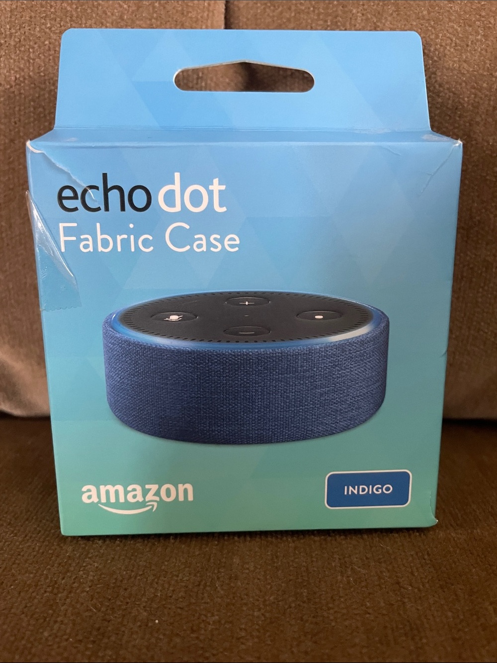 Amazon Echo Dot Fabric Case in Indigo Blue